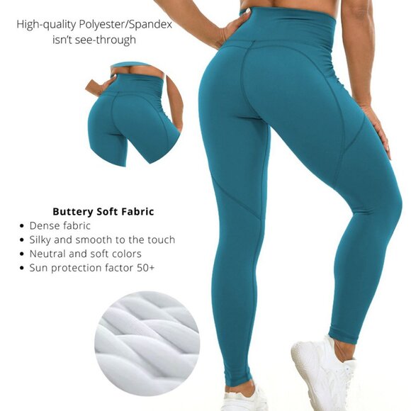 High Waisted Leggings for Women - Buttery Soft, Workout Yoga - Picture 6 of 6